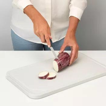 Brabantia ReNew krájacia doska / servírovacia doska, veľká, svetlosivá