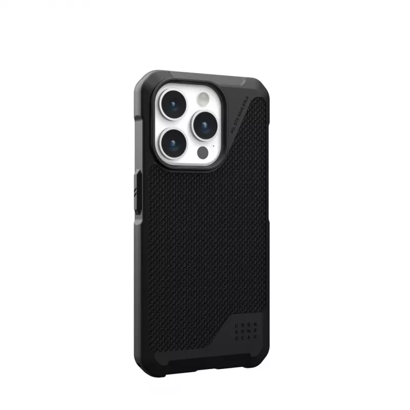 UAG Metropolis LT Magsafe puzdro pre iPhone 15 Pro – aramidové vlákno, čierna