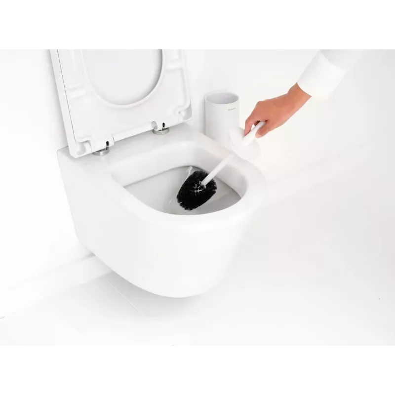 Brabantia ReNew toaletná kefa s držiakom, Mineral White
