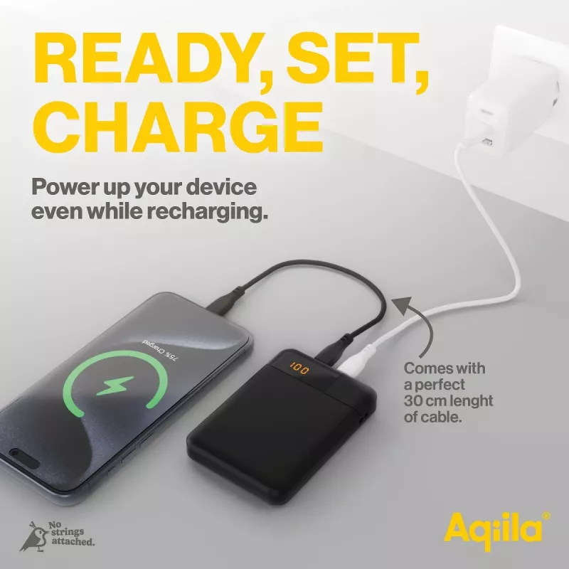 Aqiila Powerbird B5 5000 mAh powerbanka 12W moosgrün AQPBPBIB5MGR024