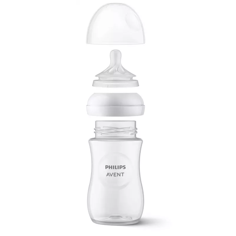 Philips Avent Natural Response žirafia dojčenská fľaša 260 ml, stredný cumlík, 1m+