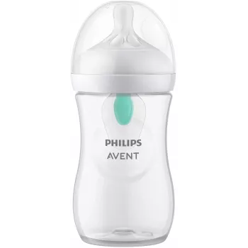 Philips Avent Natural Response anti-colic dojčenská fľaša s AirFree ventilom 260 ml, stredný cumlík, 1M+