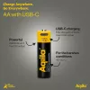 AQIILA USB-C nabíjateľné AA lítium-iónové batérie, 1,2V, balenie 4 ks (AQ200AA367C4)