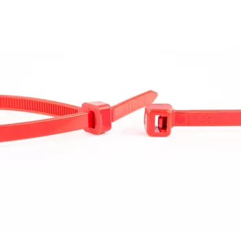 WKK Červené káblové viazače 200 x 4,8 mm, balenie 100 ks 110126271