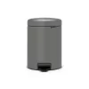 Brabantia NewIcon 5L pedálový kôš na odpad, Mineral Concrete Grey