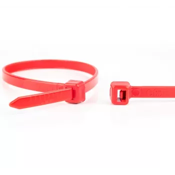 WKK Červené nylonové káblové viazače 300 x 3,6 mm, balenie 100 ks 110194271