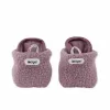 Lodger Slipper Teddy detské papuče, ružová, 6-12 mesiacov, protišmyková podošva, fleece