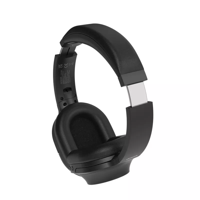 AIWA HST-220BT On-Ear bezdrôtové Bluetooth slúchadlá, čierne