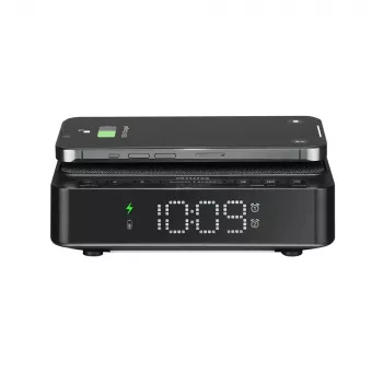 AIWA CR-30/BK Digitálny budík s LED displejom, FM/PLL rádio, čierny