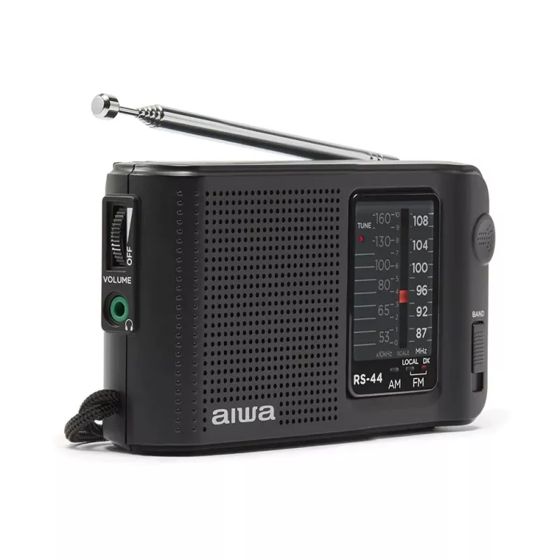 AIWA RS-44 vreckové rádio AM/FM, čierne