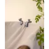 Lodger Clip Swaddler klipy na bavlnenú zavinovačku (2 ks), Carbon