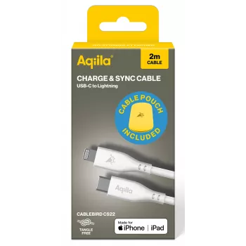 AQIILA 4SI843 USB-C na Lightning nabíjací a synchronizačný kábel 2m 60W PD AQCBPBIC4SI843