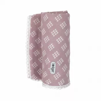 Lodger Swaddle Tribe Musselin zavinovačka 120x120 cm Rose