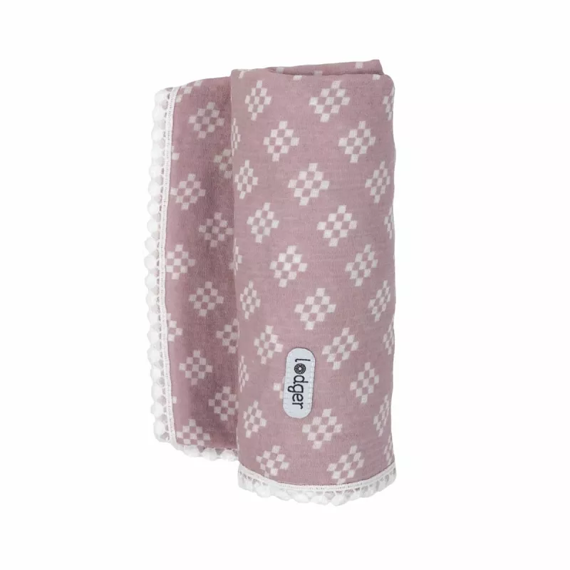 Lodger Swaddle Tribe Musselin zavinovačka 120x120 cm Rose