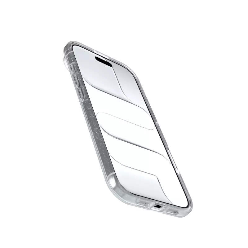 OtterBox React Series puzdro pre Apple iPhone 15 Pro Max – Stardust (priehľadný trblietavý), kompatibilné s MagSafe 77-99279