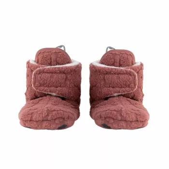 Lodger Slipper Folklore Fleece detské topánky, 12-18 mesiacov, Rosewood