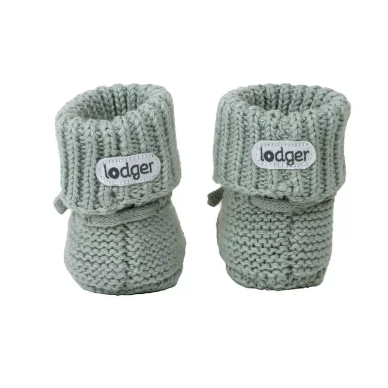 Lodger Slipper pletené detské topánky Seide 0-6 mesiacov