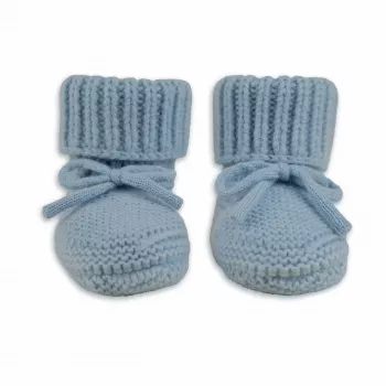 Lodger Slipper Merino Wool detské topánky, Blue Fogg, 6-12 mesiacov