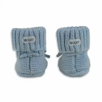 Lodger Slipper Merino Wool detské topánky, Blue Fogg, 6-12 mesiacov
