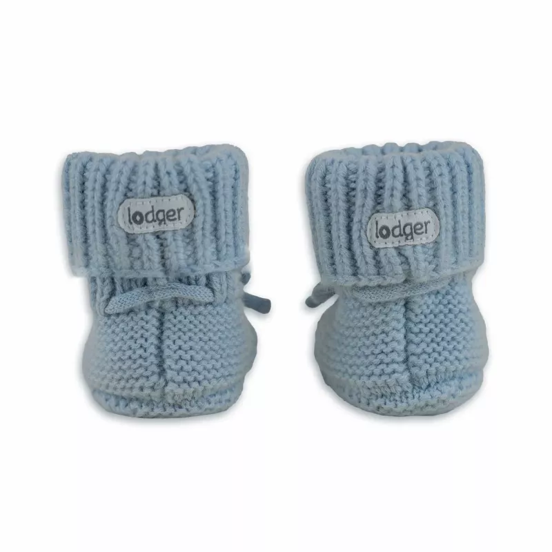 Lodger Slipper Merino Wool detské topánky, Blue Fogg, 6-12 mesiacov