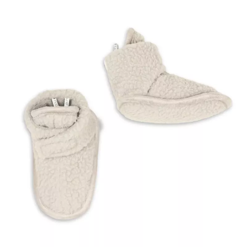 Lodger Slipper Teddy detské topánky, Birke, 12-18 mesiacov, protišmyková semišová podošva, unisex