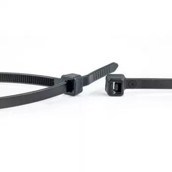 WKK UV stabilizované čierne plastové viazacie pásky 530 x 9 mm, balenie 100 ks 110299071