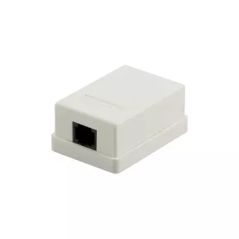 DSIT DS-Wall-Out-UTP5-I nástenná Cat5e UTP RJ45 zásuvka na omietku slonovina