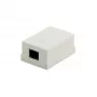 DSIT DS-Wall-Out-UTP5-I nástenná Cat5e UTP RJ45 zásuvka na omietku slonovina