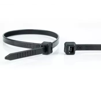 WKK 120196071 viazacie pásky 300 mm x 4,8 mm čierne tepelne stabilizované UV stabilizované odolné voči olejom a rozpúšťadlám