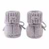Lodger Slipper Merino Wool detské capáčiky, Stone, 0-6 mesiacov