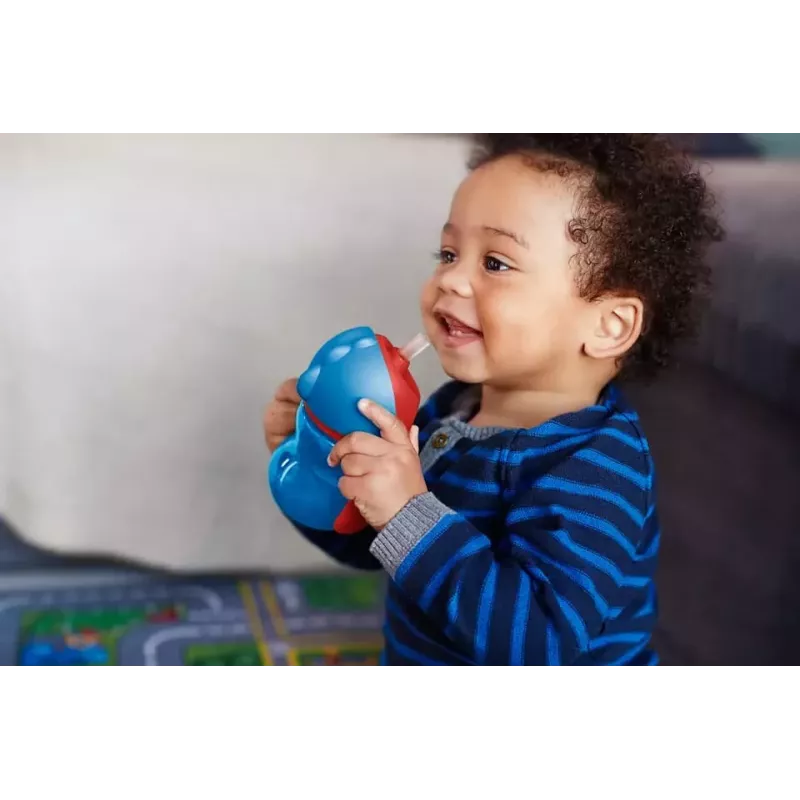 Philips AVENT pohár so slamkou s flexibilnou slamkou, 200 ml, 9m+, modrý