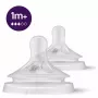Philips Avent Natural Response silikónová cumlík stredný prietok 1M+ (balenie 2 ks)