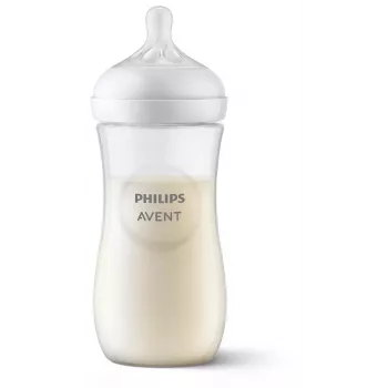 Philips Avent Natural Response dojčenská fľaša 330 ml, cumlík s rýchlym prietokom, 3m+