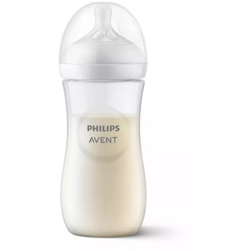 Philips Avent Natural Response dojčenská fľaša 330 ml, cumlík s rýchlym prietokom, 3m+