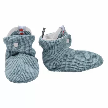 Lodger Slipper Ciumbelle bavlnené detské topánočky, 3-6 mesiacov, Ocean
