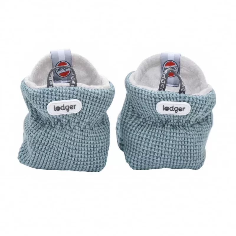 Lodger Slipper Ciumbelle bavlnené detské topánočky, 3-6 mesiacov, Ocean