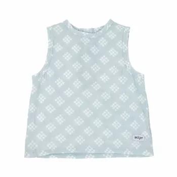 Lodger Tank Topper Tribe mušelínové detské tričko, Ice Flow, 68 cm