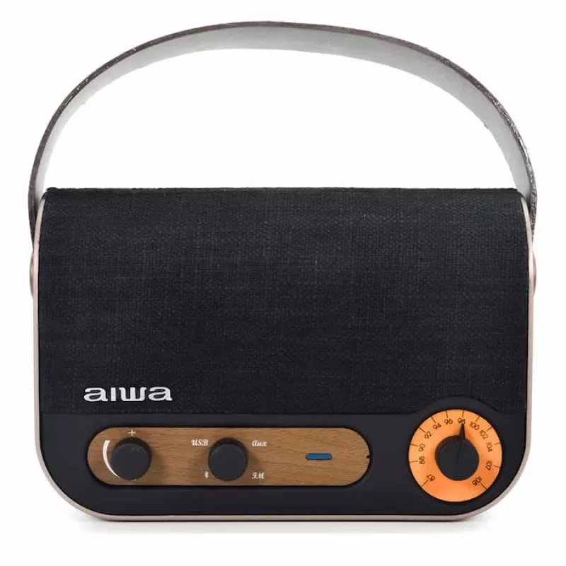 AIWA RBTU-600 prenosné Bluetooth rádio s FM, USB, AUX-in, MicroSD, nabíjateľnou batériou
