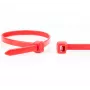 WKK červené nylonové viazacie pásky 100 x 2,5 mm, balenie 100 ks 11032271