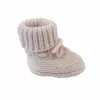 Lodger Slipper Folklore merino-vlnené detské topánky, Birke, 0-6 mesiacov