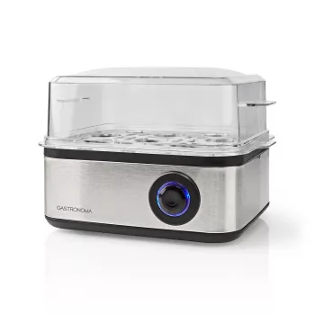 Gastronoma varič vajec 500W, 8 vajec, čierno-strieborný