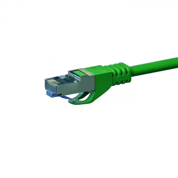 DSIT CAT 6a S/FTP LSZH Ethernet patch kábel, 0,5 m, zelený DC-6A3-005
