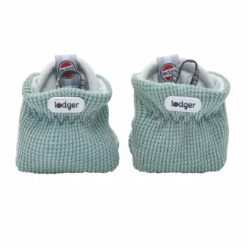 Lodger Slipper Ciumbelle bavlnené papuče, 3-6 mesiacov, bledo zelená