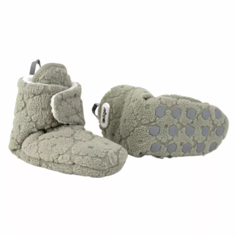 Lodger Slipper Folklore fleece detské domáce papuče, Elm, 12-18 mesiacov