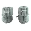 Lodger Slipper Folklore merino vlnené detské papuče, Seide, 0-6 mesiacov