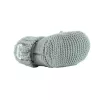 Lodger Slipper Folklore merino vlnené detské papuče, Seide, 0-6 mesiacov