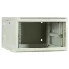 DSIT 6U nástenný serverový rozvádzač so sklenenými dverami, biely, 600x600x368 mm DS6606W-DOUBLE