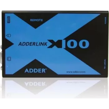 Adder AdderLink X100 VGA USB Audio KVM extender sada cez CATx do 100 m (X100A-USB/P-IEC)