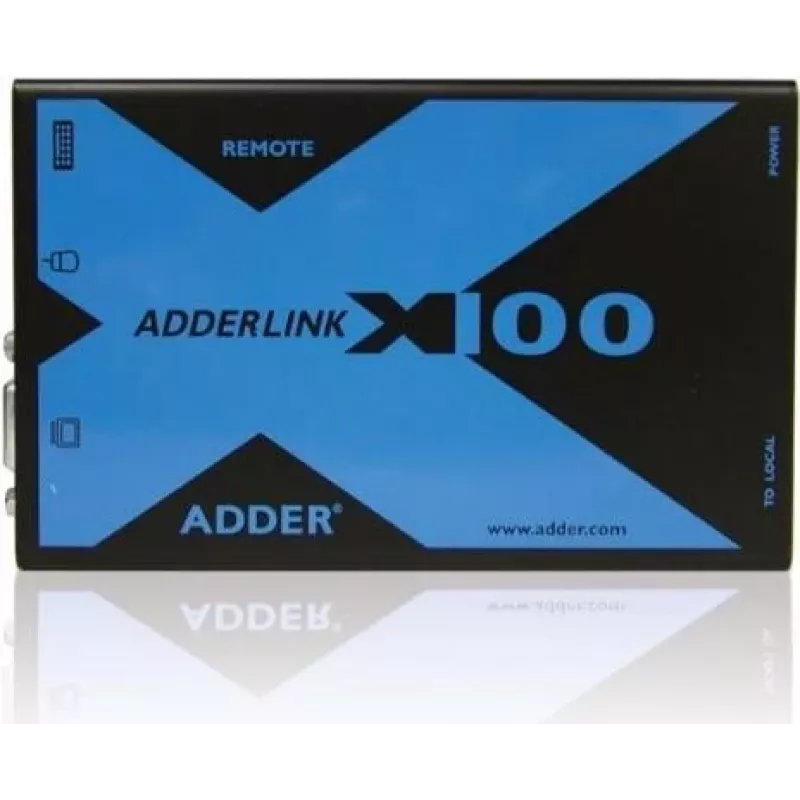 Adder AdderLink X100 VGA USB Audio KVM extender sada cez CATx do 100 m (X100A-USB/P-IEC)