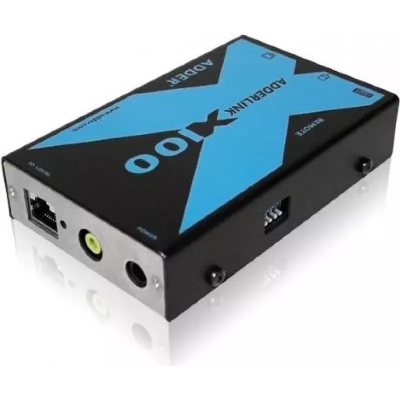 Adder AdderLink X100 VGA USB Audio KVM extender sada cez CATx do 100 m (X100A-USB/P-IEC)